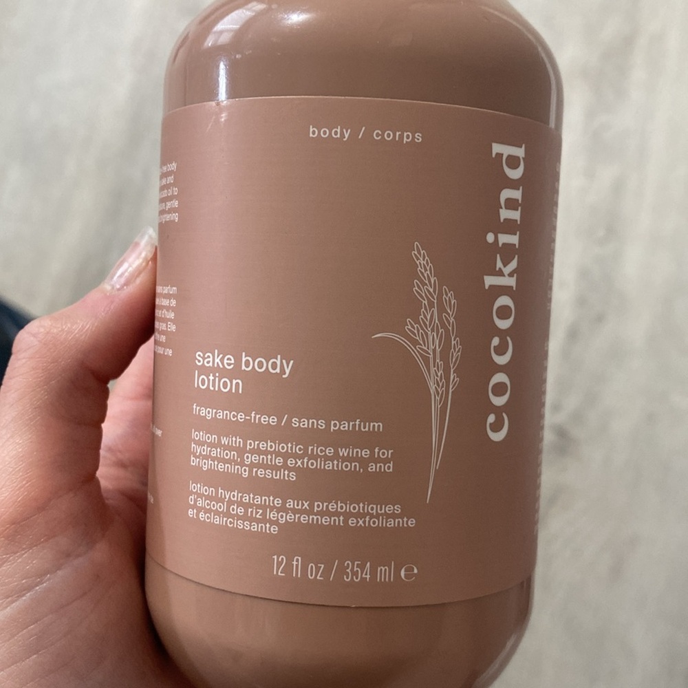 Cocokind Sake Body Lotion Fragrance Free - Picture 2 of 6